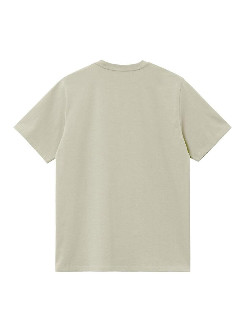 Camiseta Hombre Carhartt WIP Pocket Verde Clarito