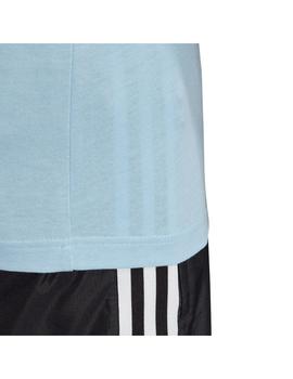 Camiseta Hombre adidas 3-Stripes Celeste