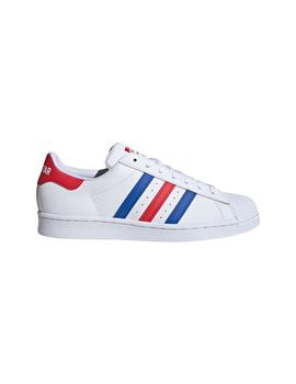 Zapatilla Hombre adidas Superstar Rojo/Azul