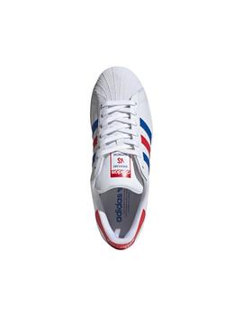 Zapatilla Hombre adidas Superstar Rojo/Azul