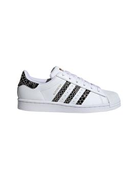 Zapatilla Mujer adidas Superstar Blanca Escamas