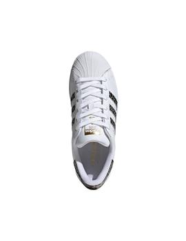 Zapatilla Mujer adidas Superstar Blanca Escamas
