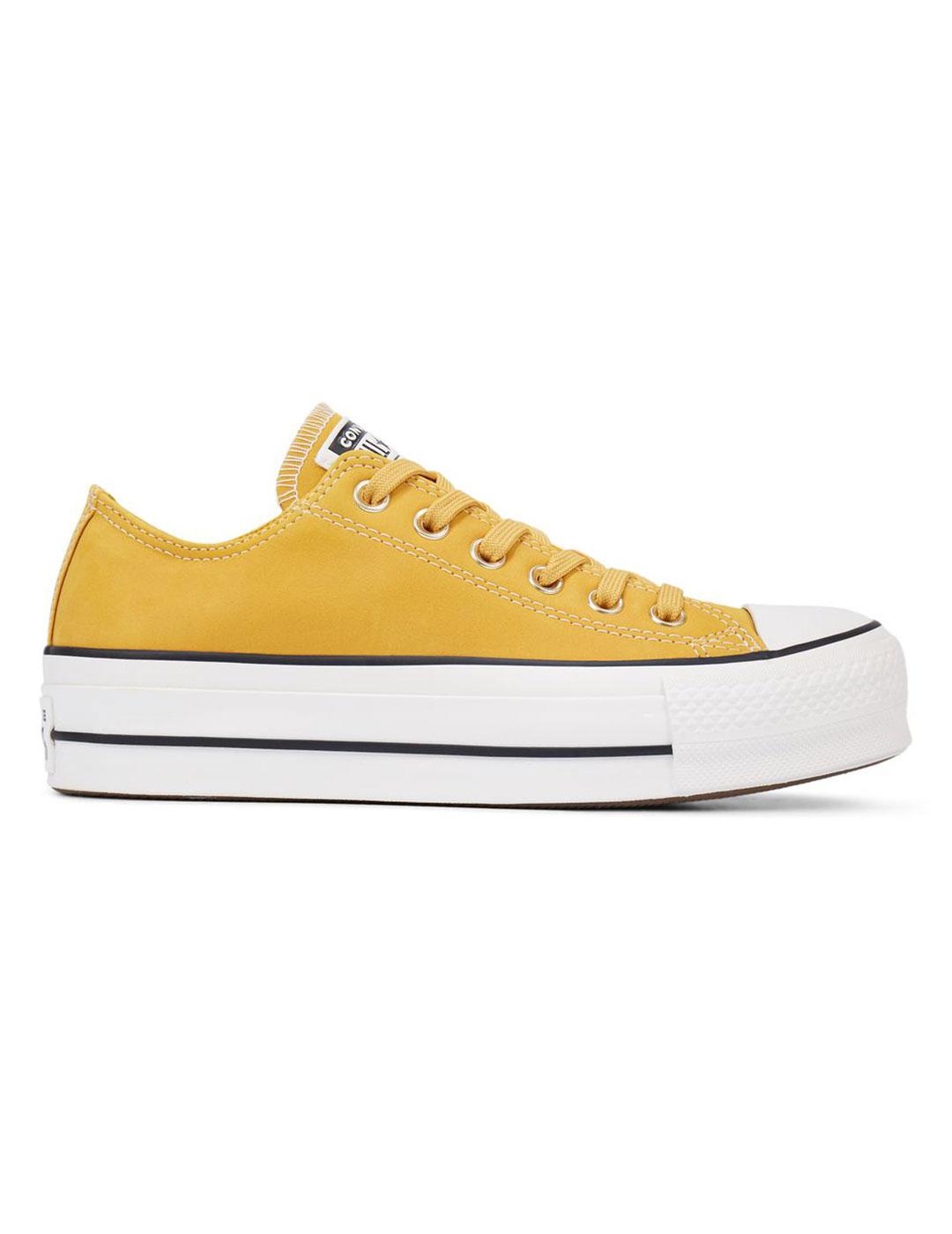 Converse mostaza y shop plata