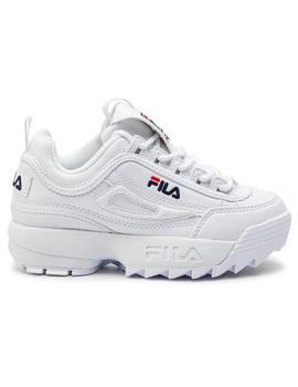 Zapatilla Unisex Fila Disruptor Kids Blanco