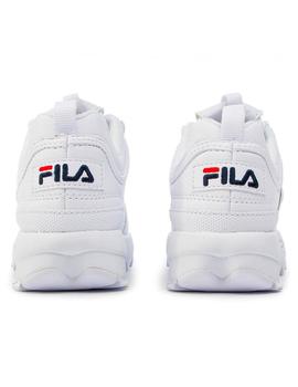 Zapatilla Unisex Fila Disruptor Kids Blanco