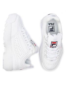 Zapatilla Unisex Fila Disruptor Kids Blanco