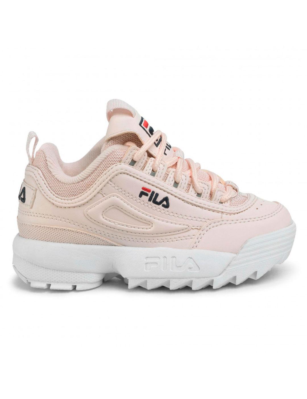 Zapatilla Niña Fila Disruptor Rosa