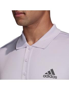 Polo Hombre adidas Club Lila