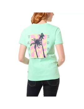 Camiseta Mujer Vans Photo Verde