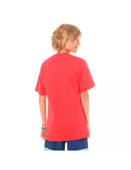 Camiseta Niño Vans Print Box Roja