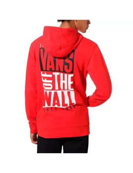 Sudadera Hombre Vans New Stax Rojo