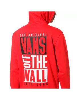 Sudadera Hombre Vans New Stax Rojo