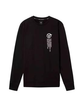 Sudadera Hombre Vans Distort Type Negro