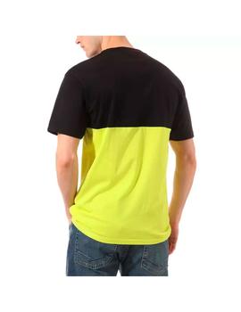 Camiseta Hombre Vans Colorblock Negro/Verde