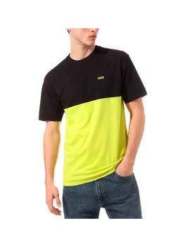 Camiseta Hombre Vans Colorblock Negro/Verde