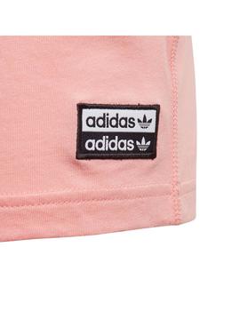 Camiseta Niña adidas Tee Blanco/Coral