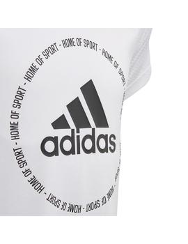 Camiseta Niño adidas Bold Blanca