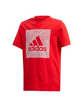 Camiseta Niño adidas Box Rojo