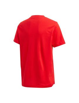 Camiseta Niño adidas Box Rojo