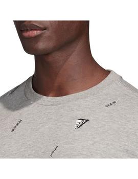 Camiseta Hombre adidas Gfx Gris