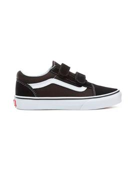 Zapatilla  Unisex Vans Old Skool V Negra Blanca