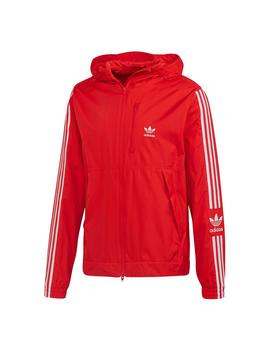 Cortavientos Hombre adidas Lock Up Rojo