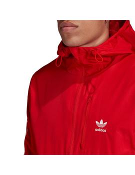 Cortavientos Hombre adidas Lock Up Rojo
