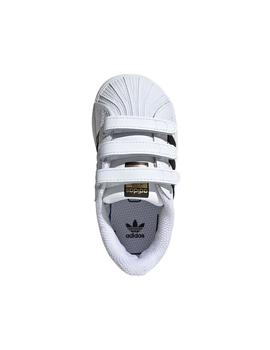 Zapatilla Baby adidas Superstar Blanca Negra