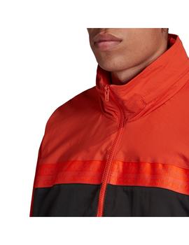 Cortavientos Hombre adidas D TT Negro Naranja