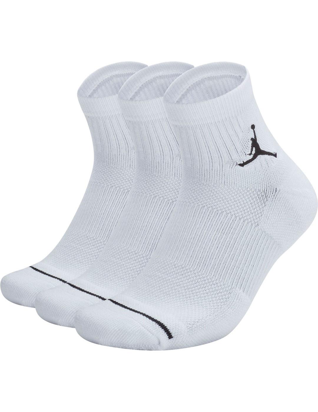 Calcetines Unisex Nike Everday Jordan Blancos