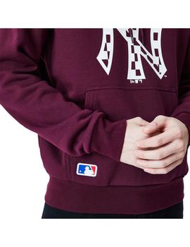 Sudadera Hombre New Era New York Yankees Granate