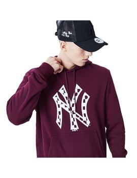 Sudadera Hombre New Era New York Yankees Granate