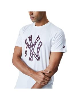 Camiseta Hombre New Era New York Yankees Blanca Mo