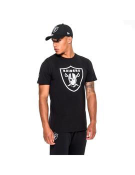 Camiseta Hombre New Era Raiders Negra