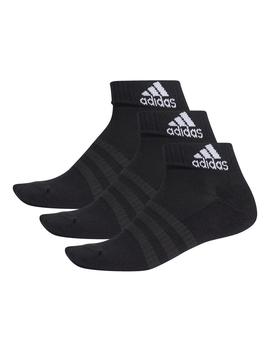 Calcetines cortos Unisex adidas Cushioned Negros