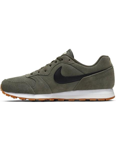 cilindro sirena Finito Zapatilla Hombre Nike Md Runner Suede Verde