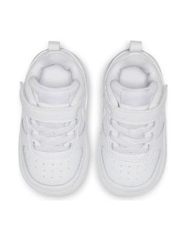 Zapatilla Baby Nike Court Borough Blanco