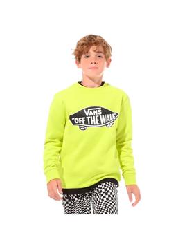 Sudadera Niño Vans Crew Pistacho