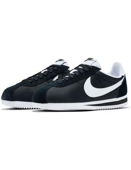 Zapatilla Mujer Classic Cortez Nylon Negra