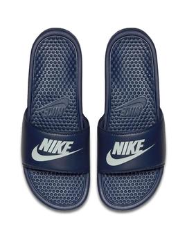 Chancla Nike Benassi Windchill Hombre Azul