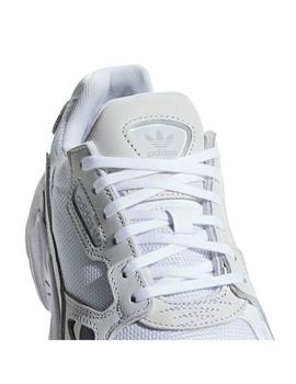 Zapatilla Mujer adidas Falcon Blanca Gris
