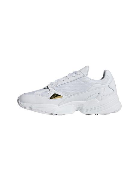 número Grapa Banco de iglesia Zapatilla Mujer adidas Falcon Blanca