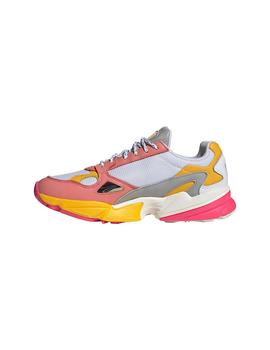 Zapatilla Mujer adidas Falcon Rosa Amarilla