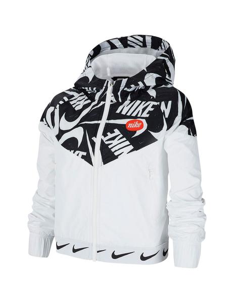 cazadora nike blanca