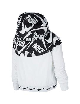 Sudadera Niña Nike Blanco/Negro