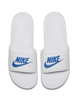 Chancla Hombre Nike Benassi B/Azul