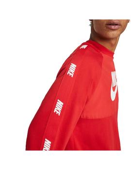 Sudadera Hombre Nike Hybrid Roja