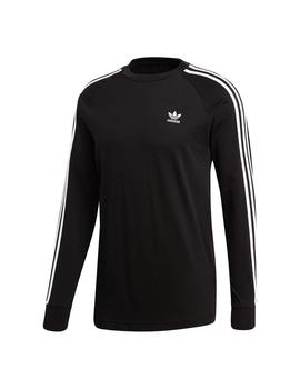 Camiseta Hombre adidas 3-Stripes Negro