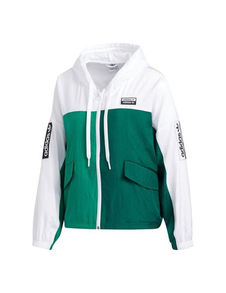 Mujer adidas Windbreaker Blanco/Verde