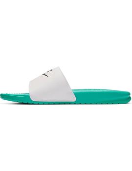 Chanclas nike turquesa deals